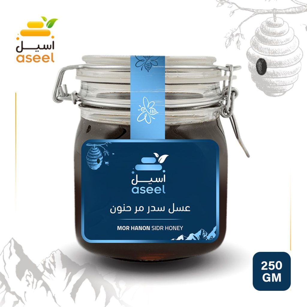 عسل المر حنون 250 جرام بطعم جبلي مميز
